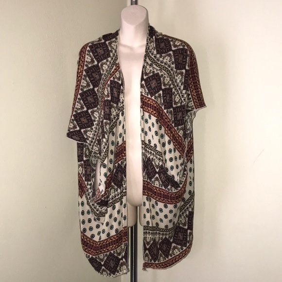 Color swatch beautiful tribal boho kimono - Picture 3 of 7